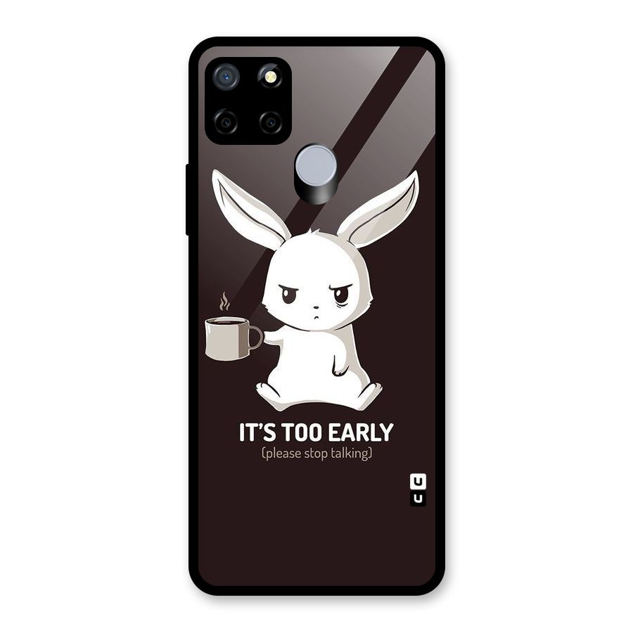 Bunny Early Glass Back Case for Realme Narzo 30A