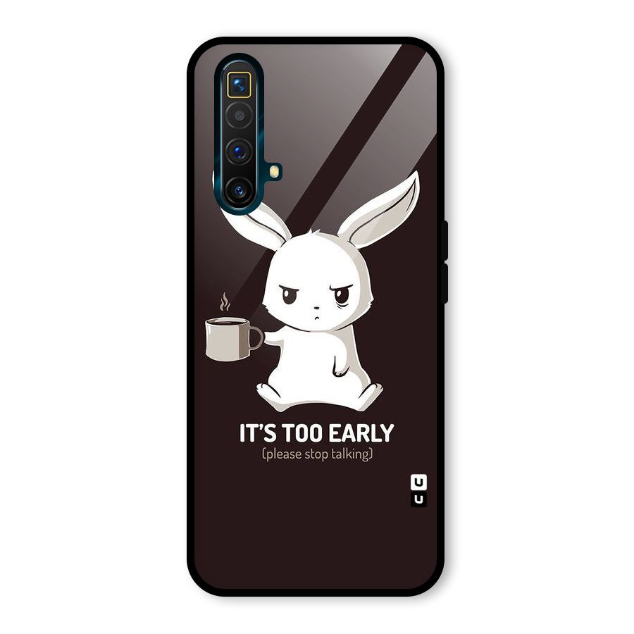Bunny Early Glass Back Case for Realme X3