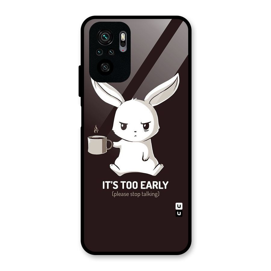 Bunny Early Glass Back Case for Redmi Note 10S