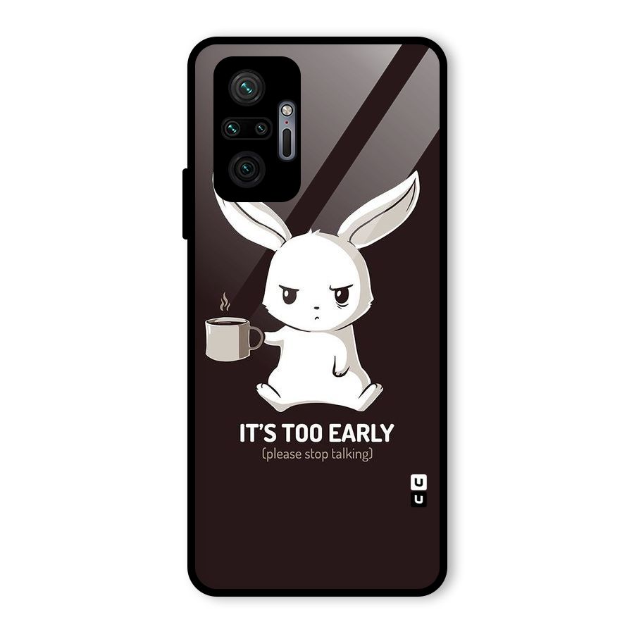 Bunny Early Glass Back Case for Redmi Note 10 Pro