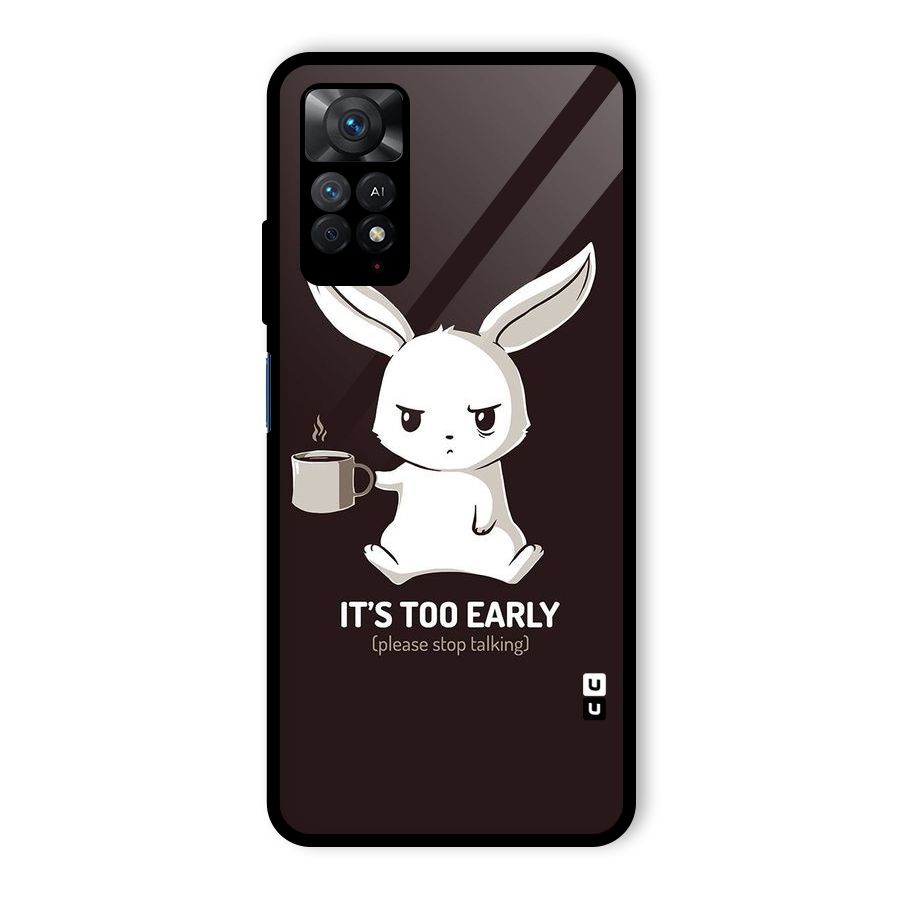 Bunny Early Glass Back Case for Redmi Note 11 Pro