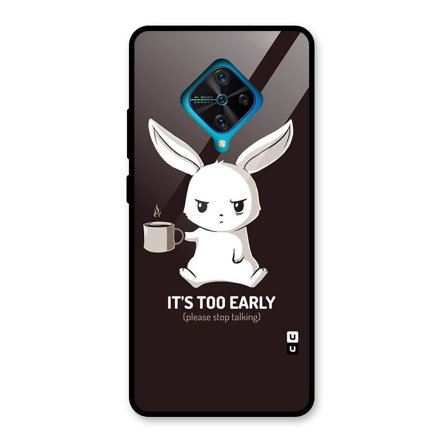 Bunny Early Glass Back Case for Vivo S1 Pro