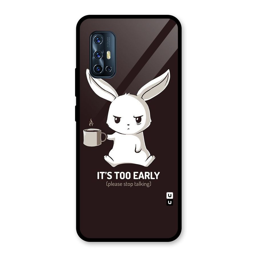Bunny Early Glass Back Case for Vivo V17