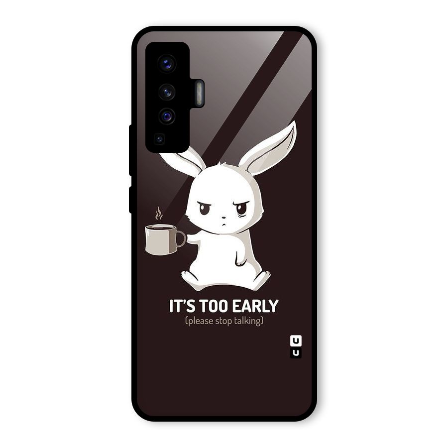 Bunny Early Glass Back Case for Vivo X50