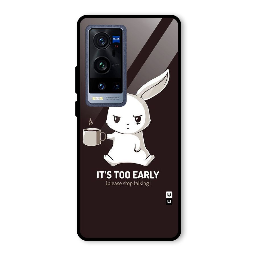 Bunny Early Glass Back Case for Vivo X60 Pro Plus