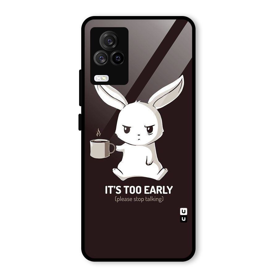 Bunny Early Glass Back Case for Vivo iQOO 7 Legend 5G