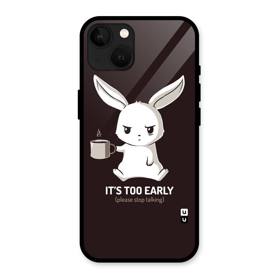 Bunny Early Glass Back Case for iPhone 13