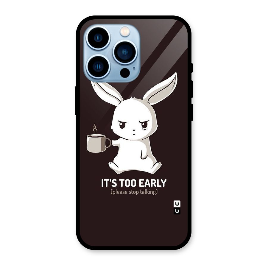 Bunny Early Glass Back Case for iPhone 13 Pro