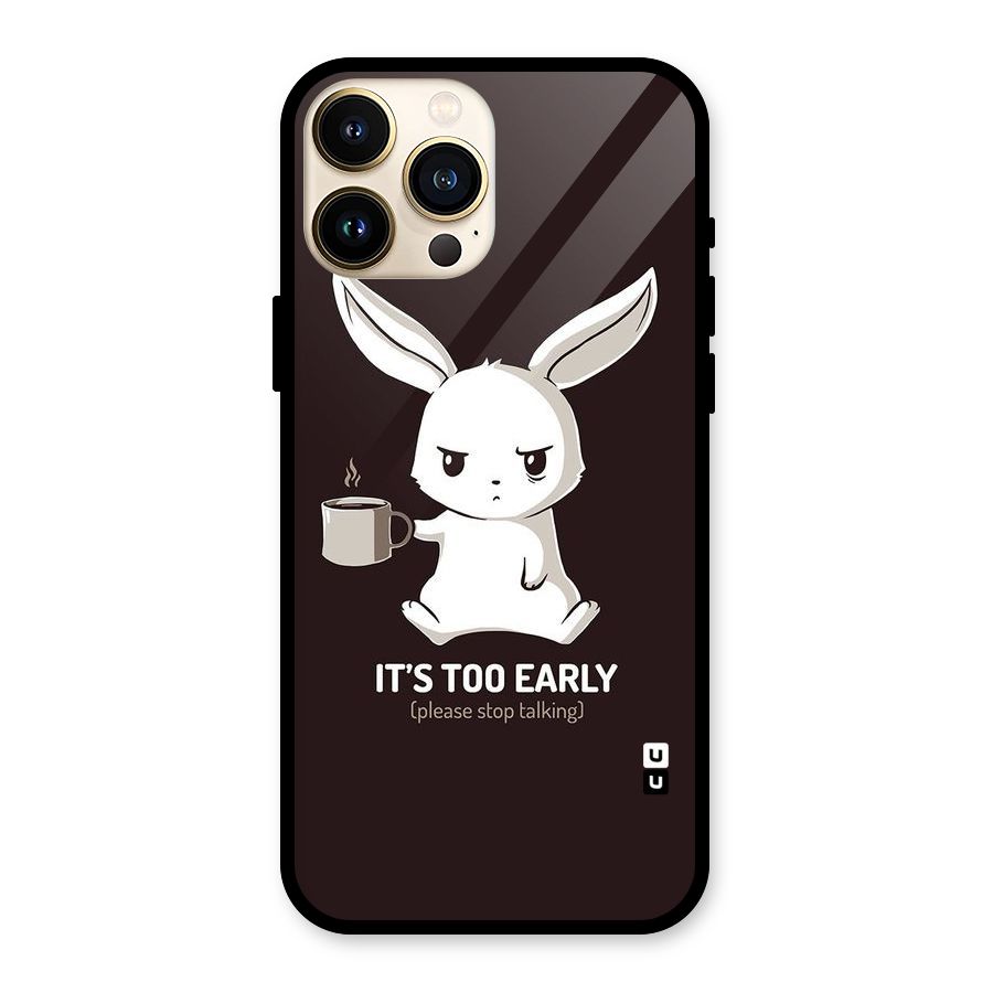 Bunny Early Glass Back Case for iPhone 13 Pro Max