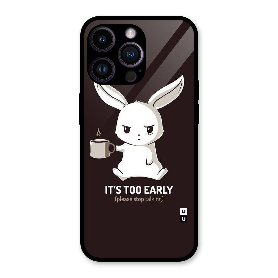 Bunny Early Glass Back Case for iPhone 14 Pro Max