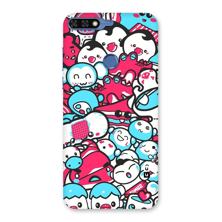 Bunny Quirk Back Case for Honor 7C