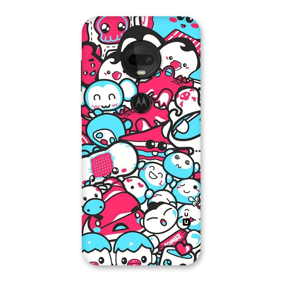 Bunny Quirk Back Case for Moto G7
