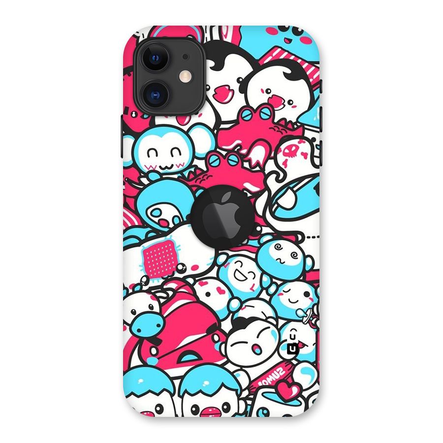 Bunny Quirk Back Case for iPhone 11 Logo Cut