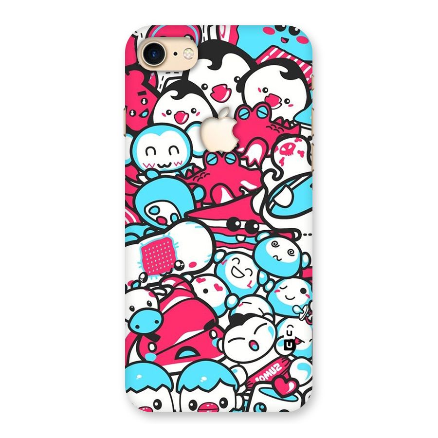 Bunny Quirk Back Case for iPhone 7 Apple Cut