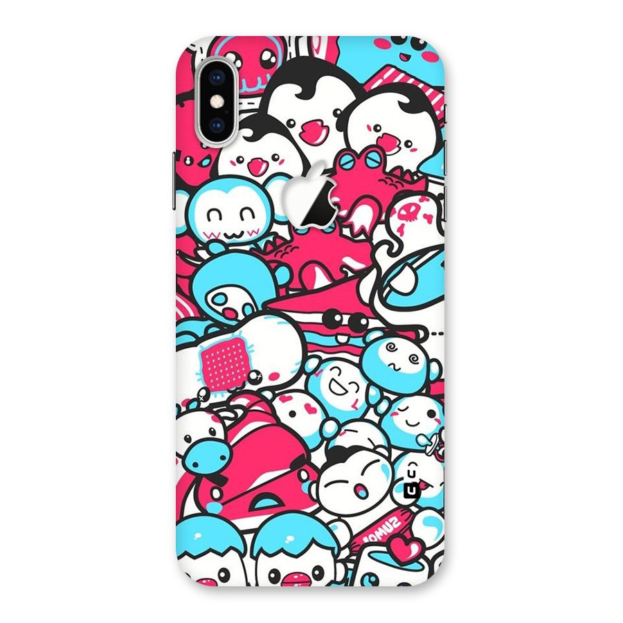 Bunny Quirk Back Case for iPhone XS Max Apple Cut