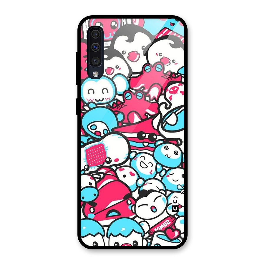 Bunny Quirk Glass Back Case for Galaxy A30s
