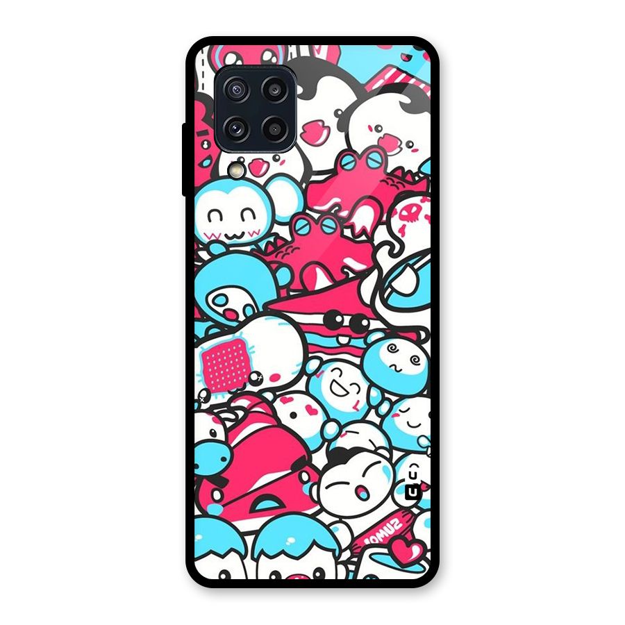 Bunny Quirk Glass Back Case for Galaxy M32