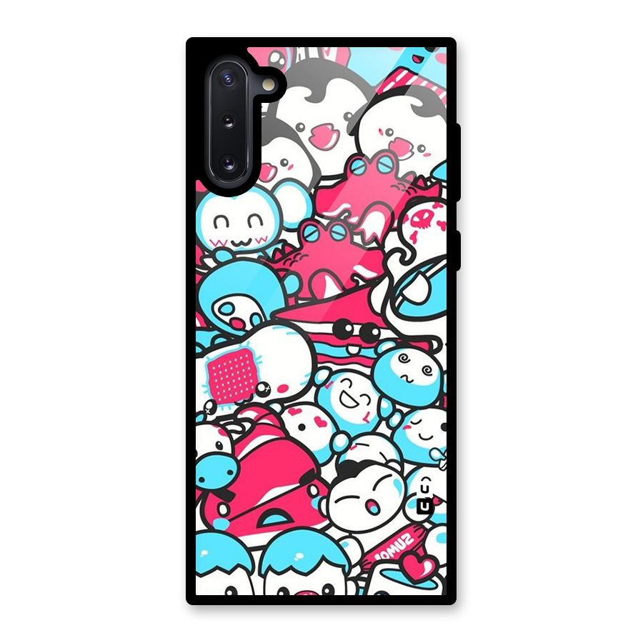Bunny Quirk Glass Back Case for Galaxy Note 10