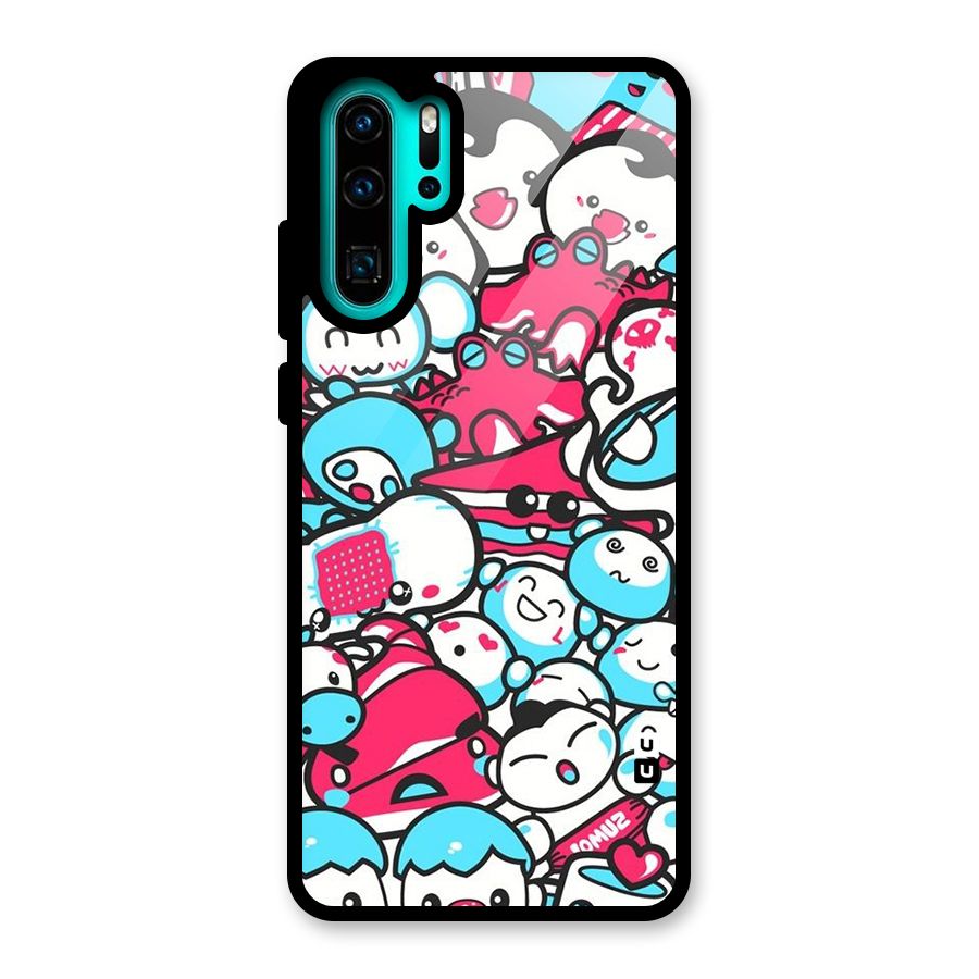 Bunny Quirk Glass Back Case for Huawei P30 Pro