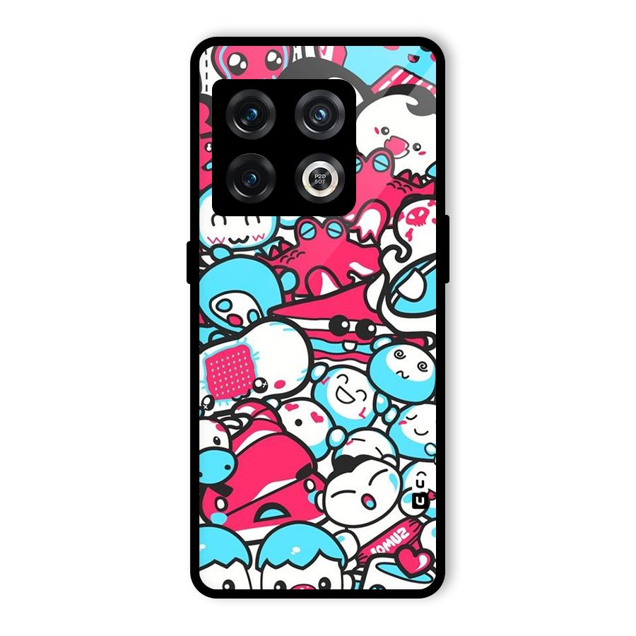 Bunny Quirk Glass Back Case for OnePlus 10 Pro 5G