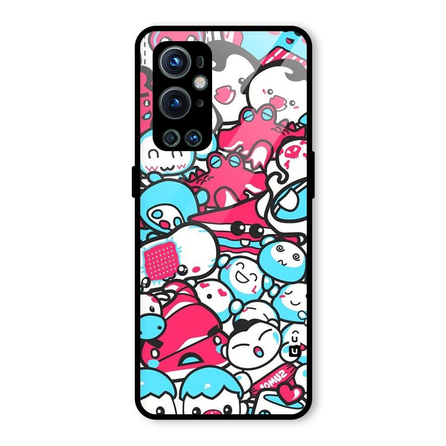 Bunny Quirk Glass Back Case for OnePlus 9 Pro