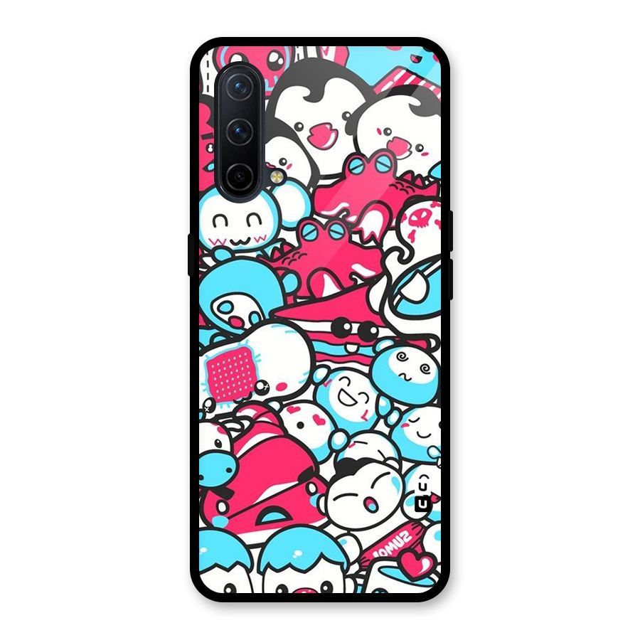 Bunny Quirk Glass Back Case for OnePlus Nord CE 5G