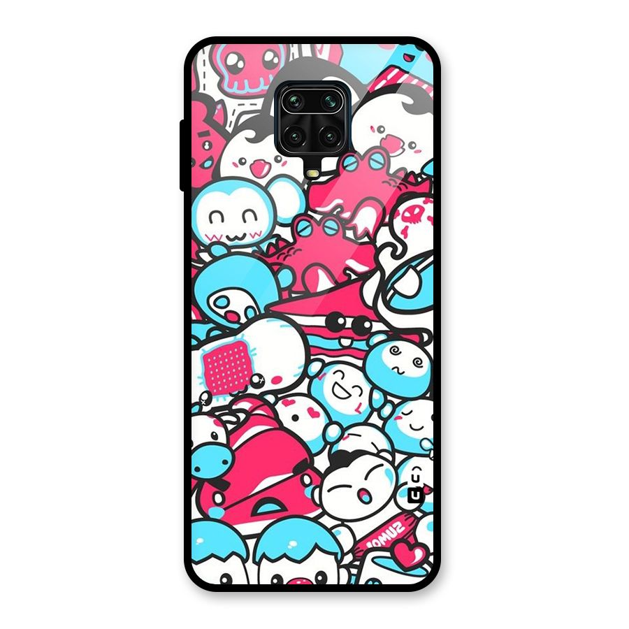Bunny Quirk Glass Back Case for Redmi Note 10 Lite