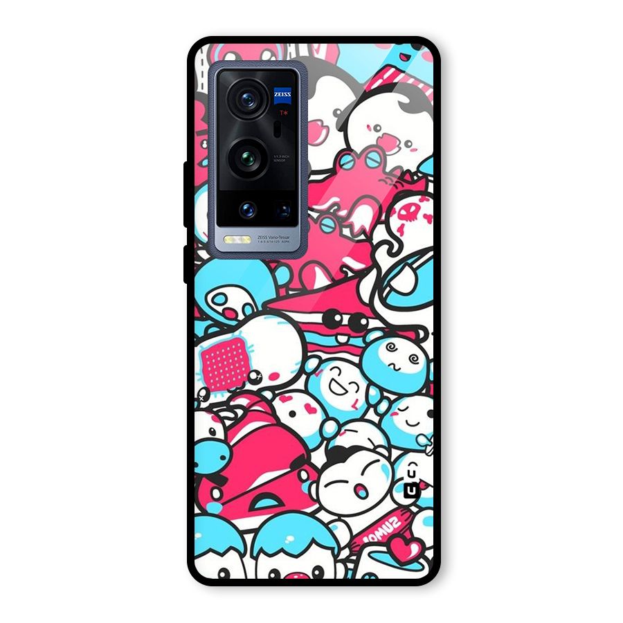 Bunny Quirk Glass Back Case for Vivo X60 Pro Plus