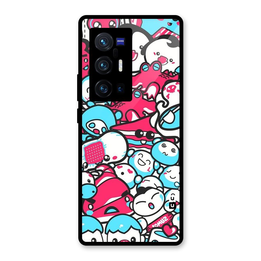 Bunny Quirk Glass Back Case for Vivo X70 Pro Plus