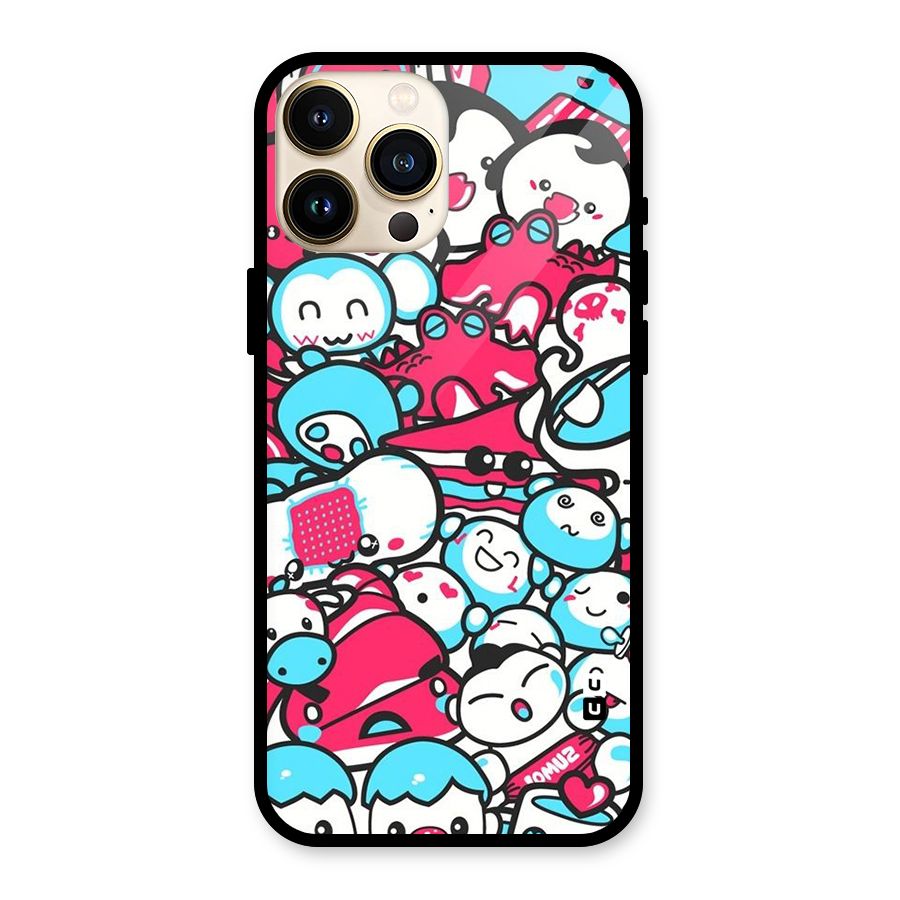 Bunny Quirk Glass Back Case for iPhone 13 Pro Max