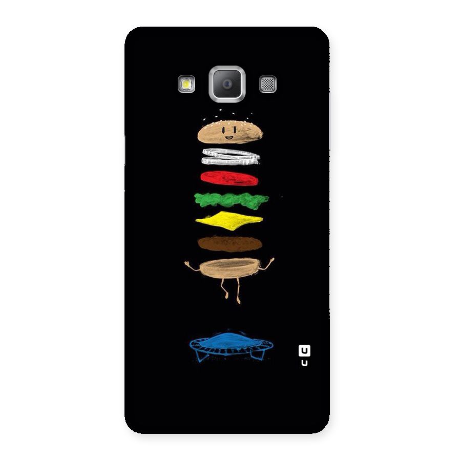 Burger Jump Back Case for Galaxy A7