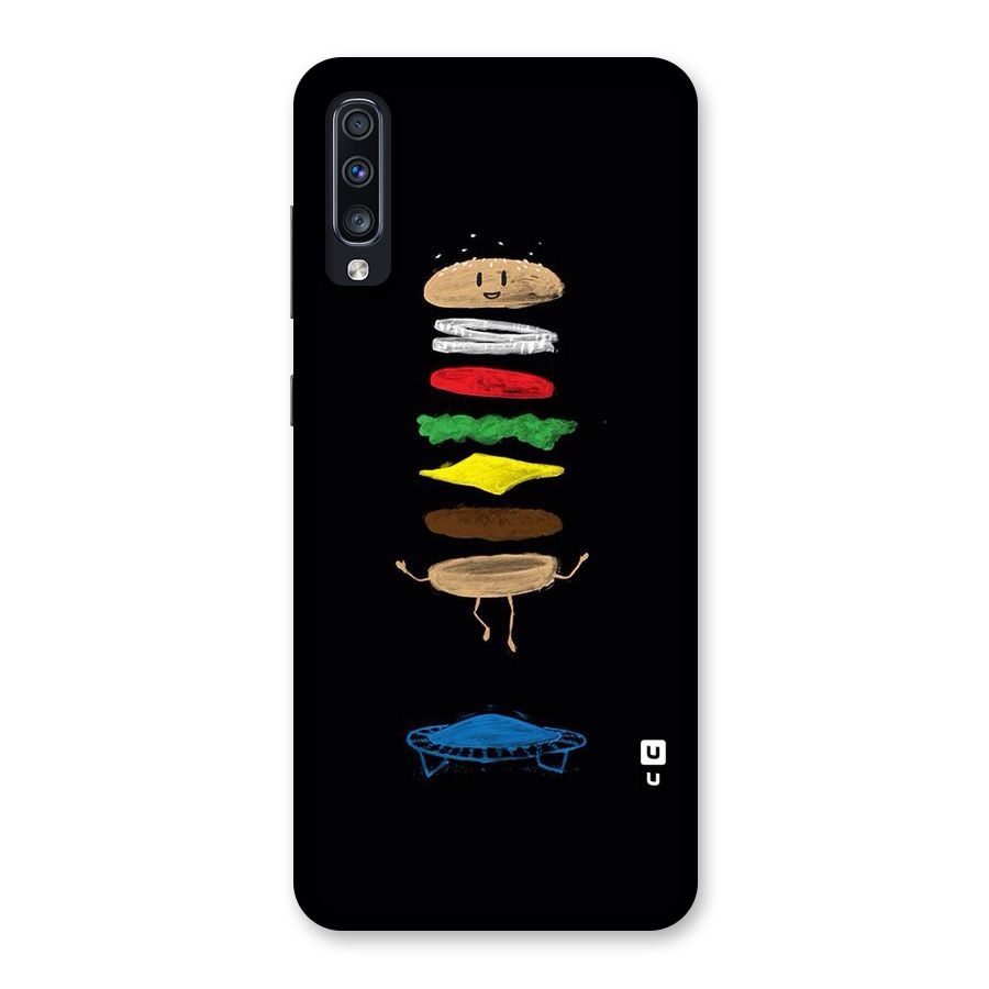 Burger Jump Back Case for Galaxy A70