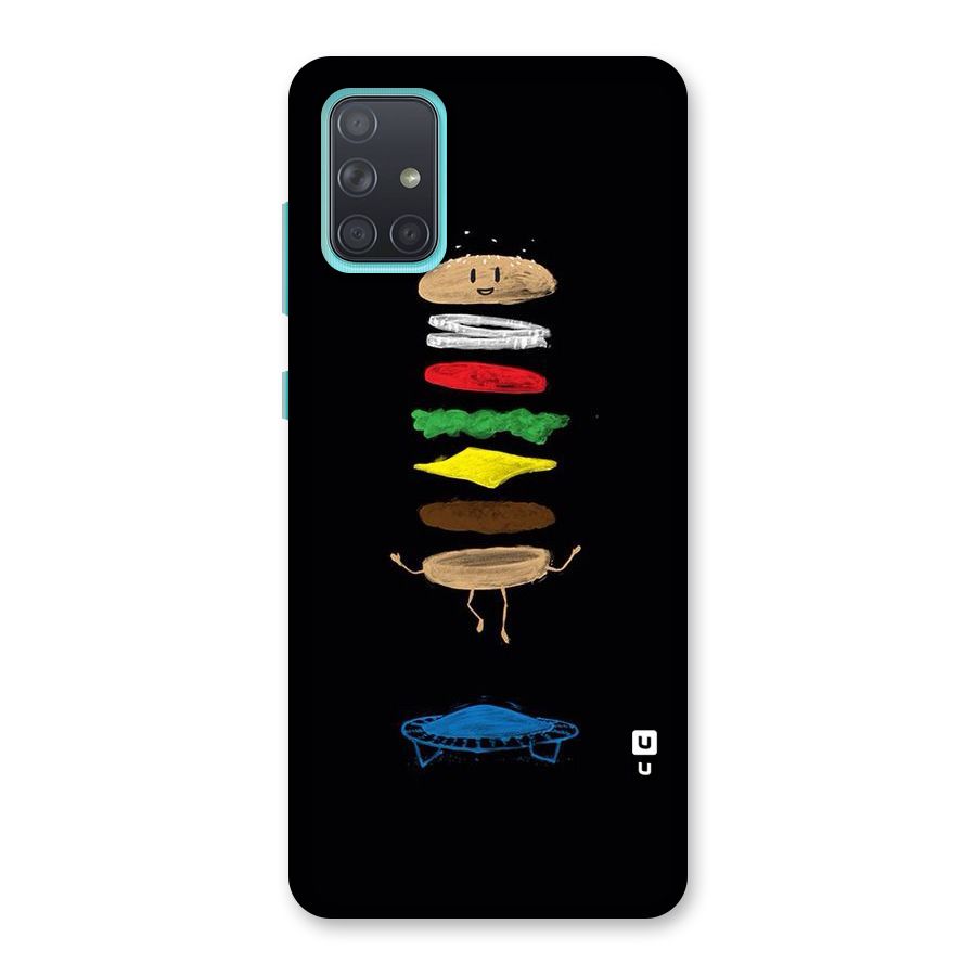 Burger Jump Back Case for Galaxy A71