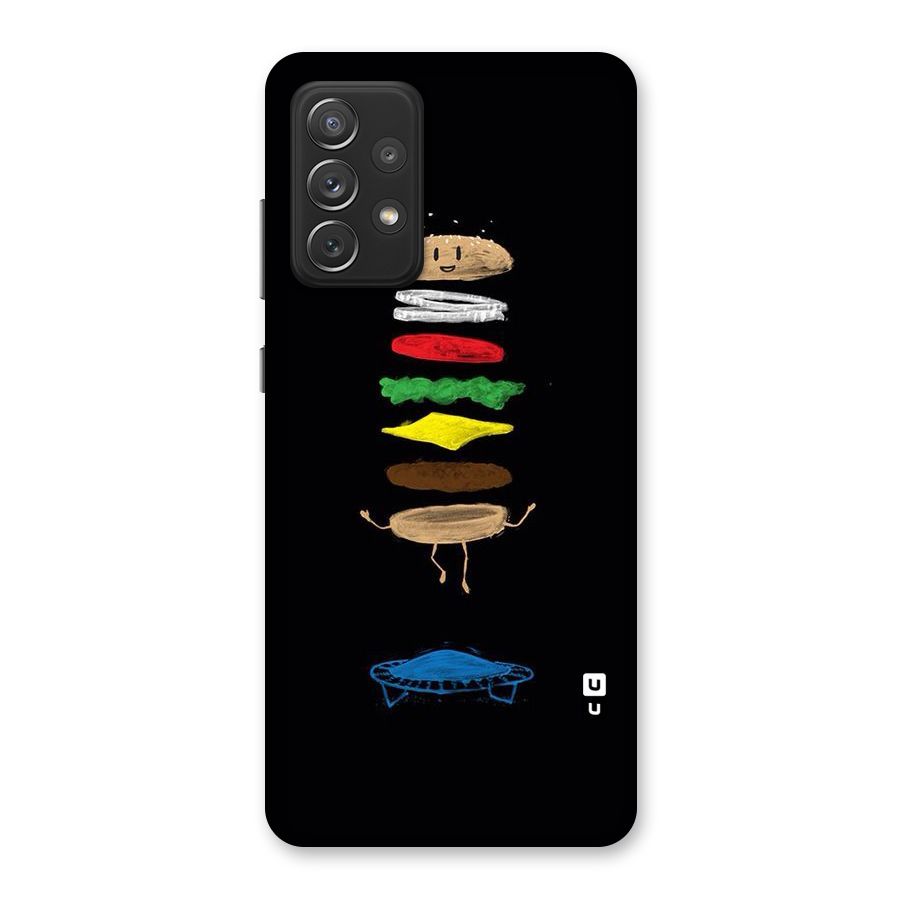 Burger Jump Back Case for Galaxy A72