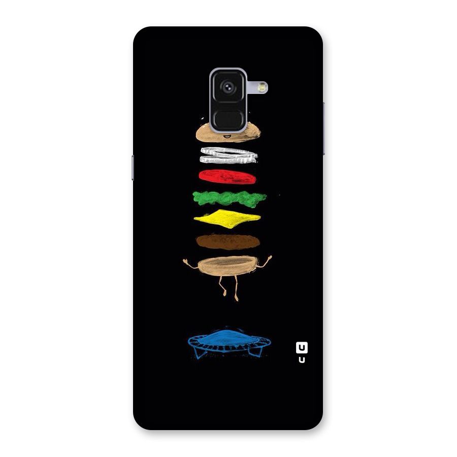 Burger Jump Back Case for Galaxy A8 Plus