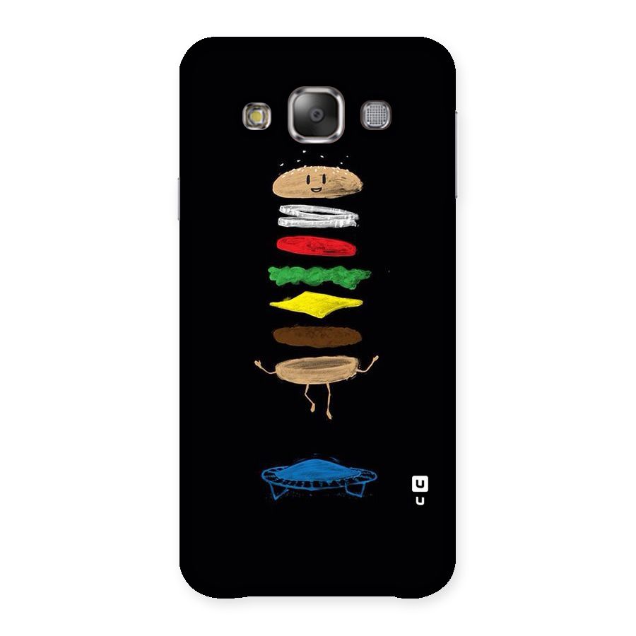 Burger Jump Back Case for Galaxy E7
