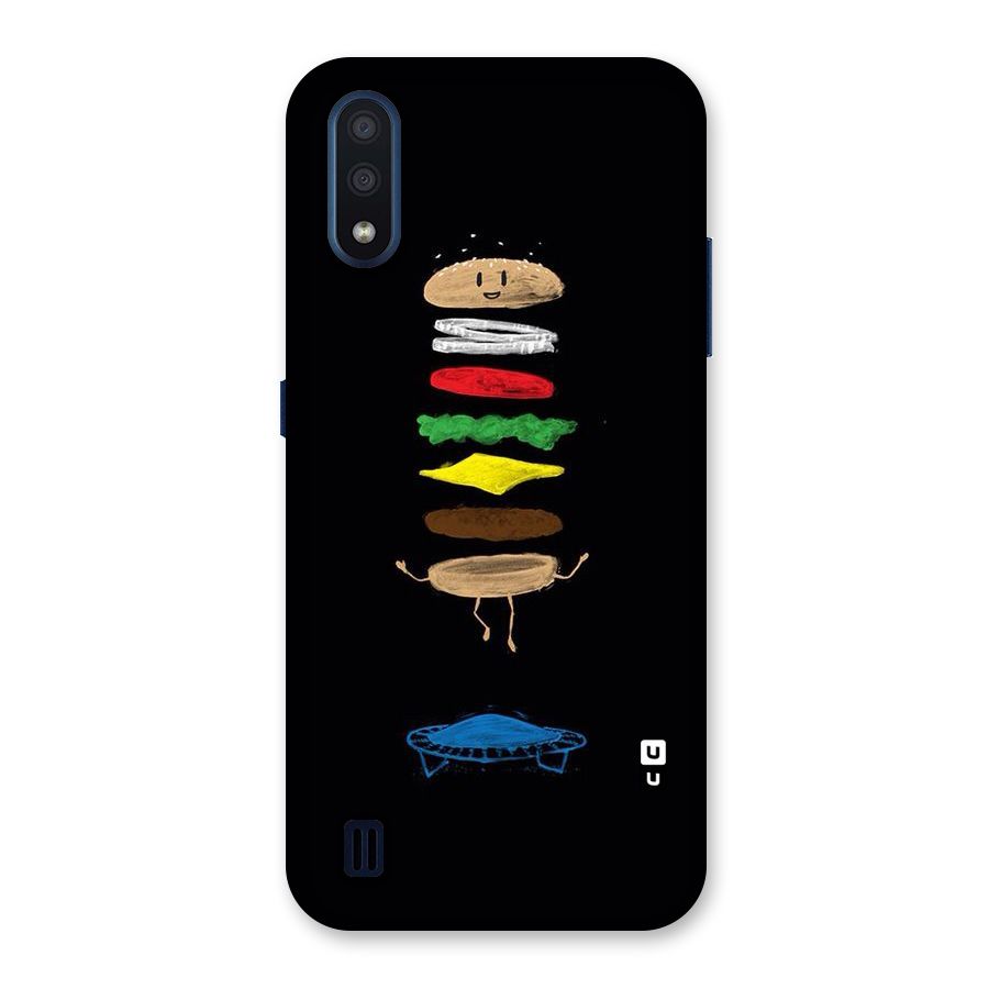 Burger Jump Back Case for Galaxy M01