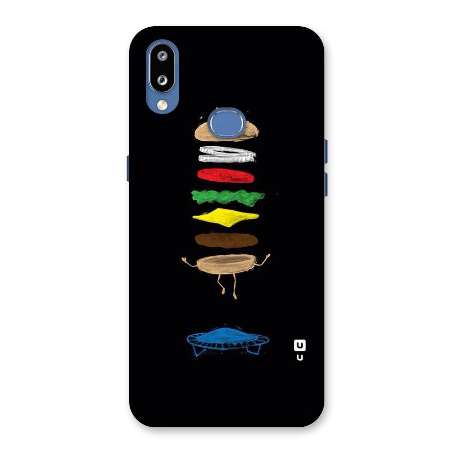 Burger Jump Back Case for Galaxy M01s