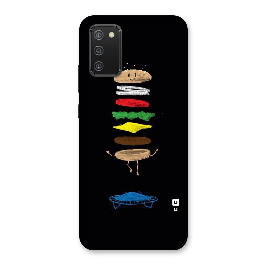 Burger Jump Back Case for Galaxy M02s