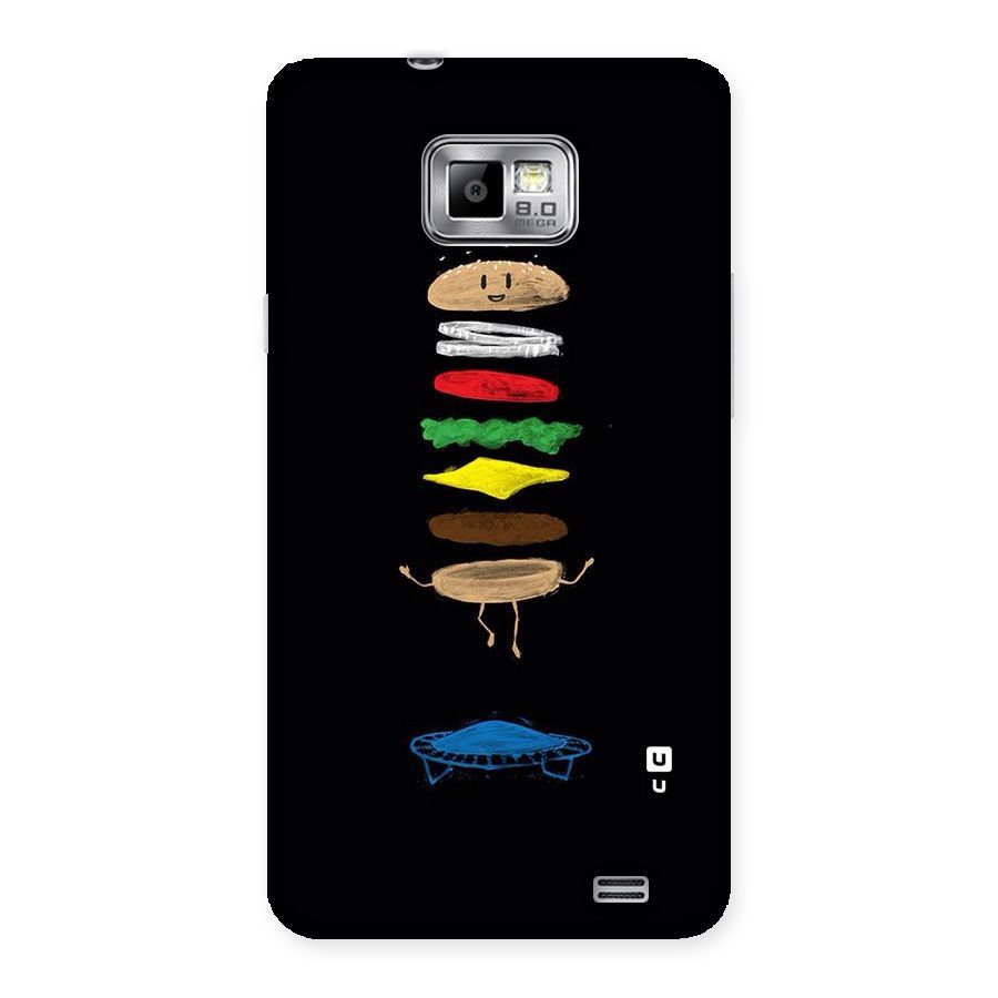 Burger Jump Back Case for Galaxy S2