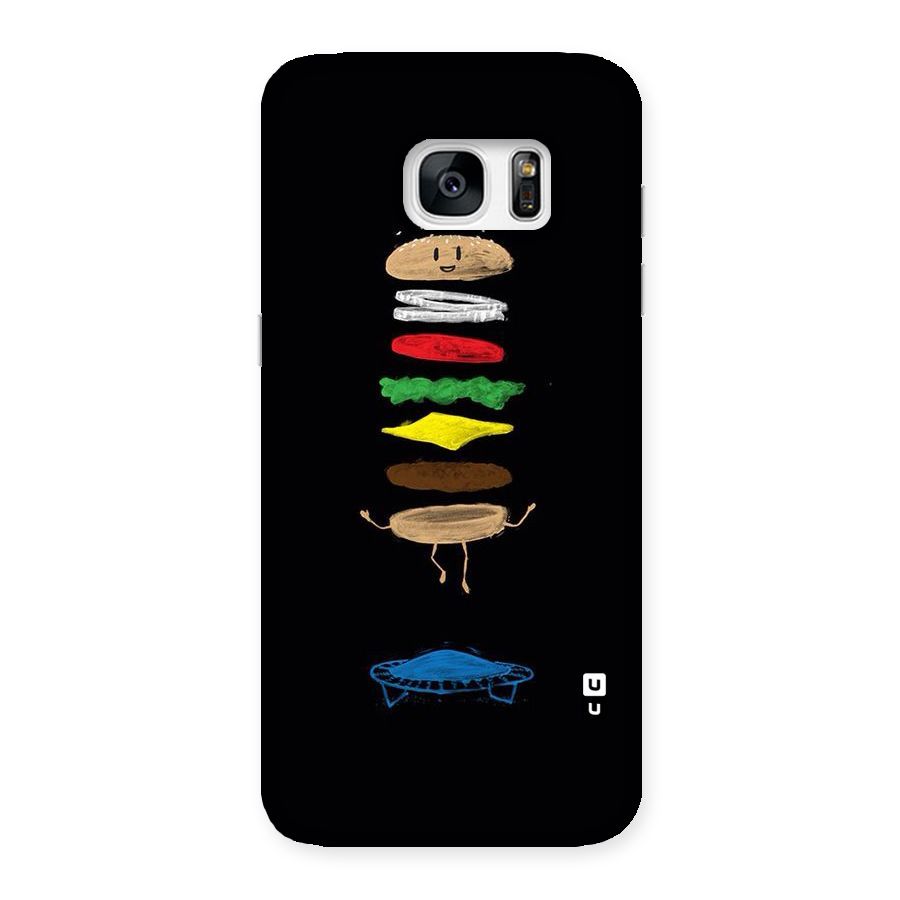 Burger Jump Back Case for Galaxy S7 Edge