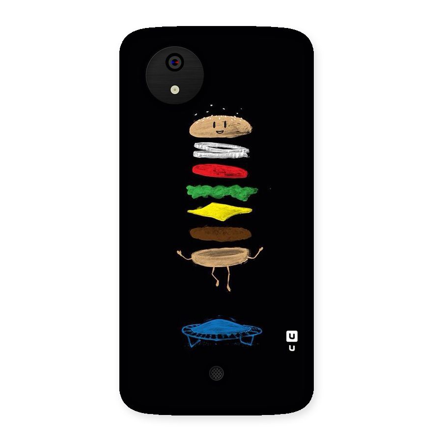 Burger Jump Back Case for Micromax Canvas A1
