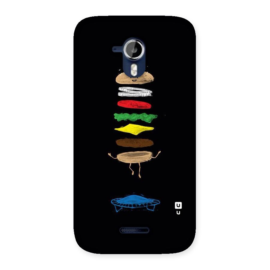 Burger Jump Back Case for Micromax Canvas Magnus A117