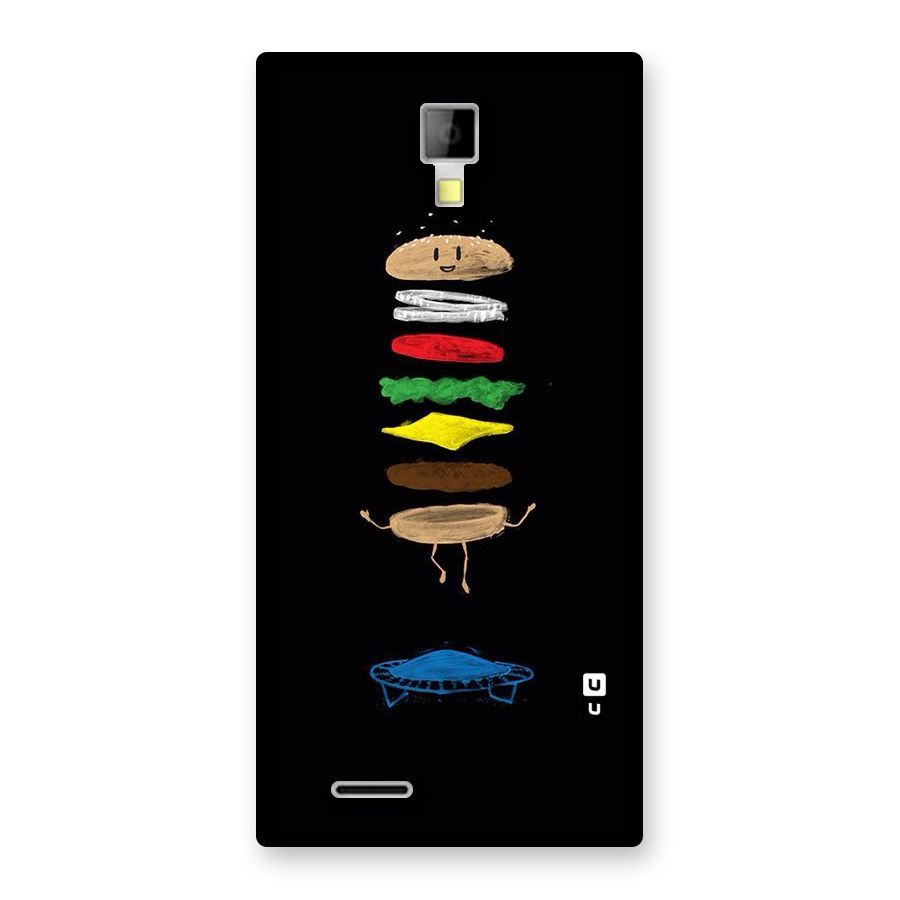 Burger Jump Back Case for Micromax Canvas Xpress A99