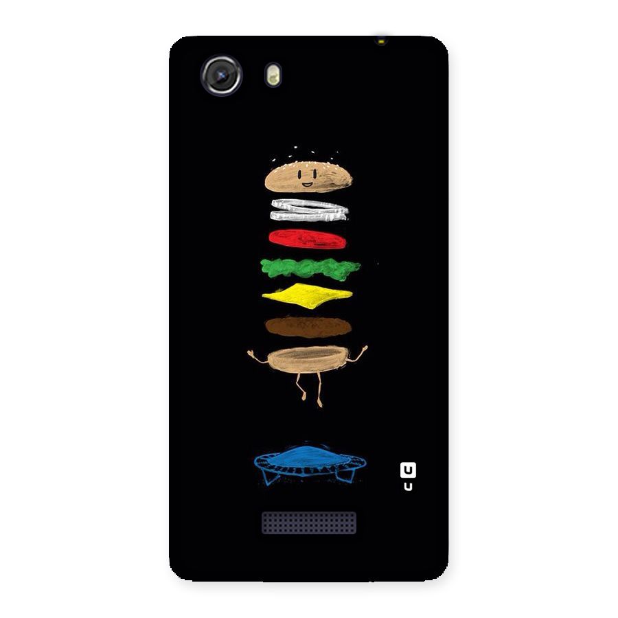 Burger Jump Back Case for Micromax Unite 3