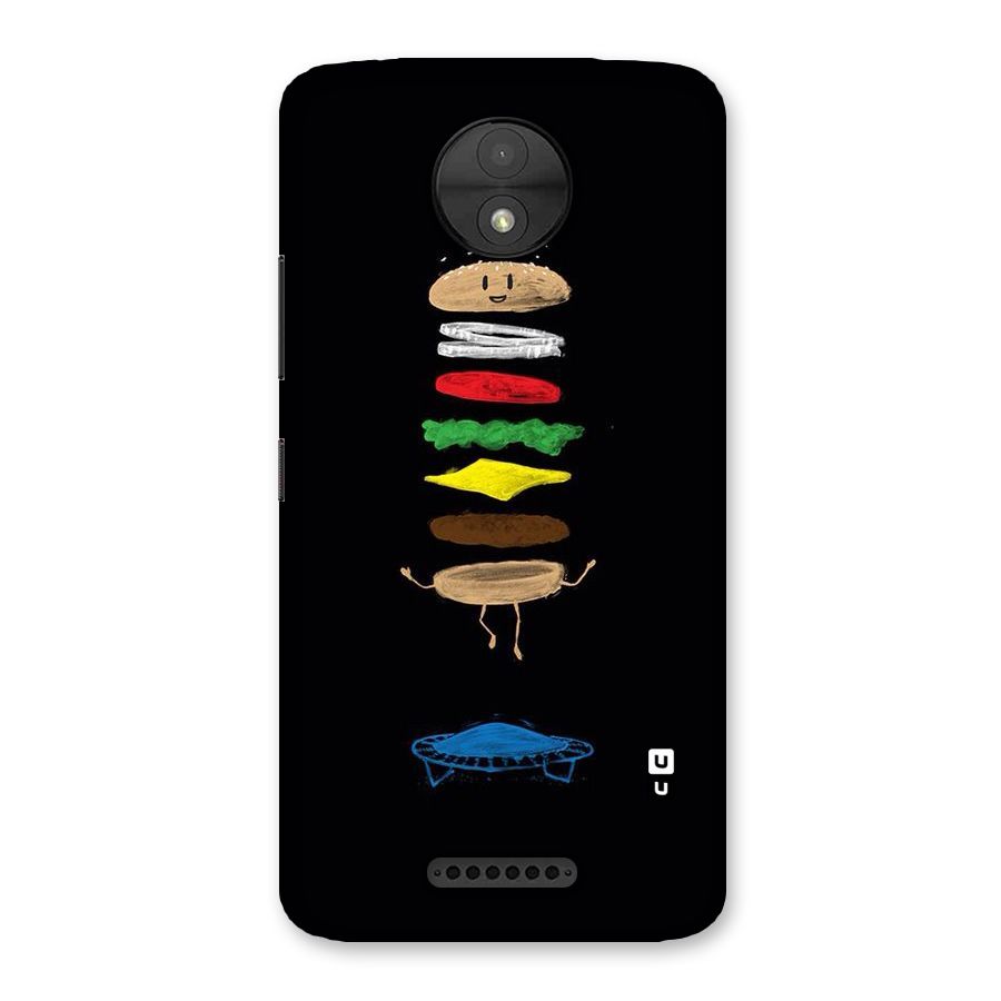 Burger Jump Back Case for Moto C