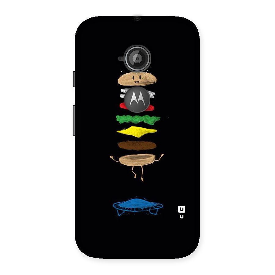 Burger Jump Back Case for Moto E 2nd Gen