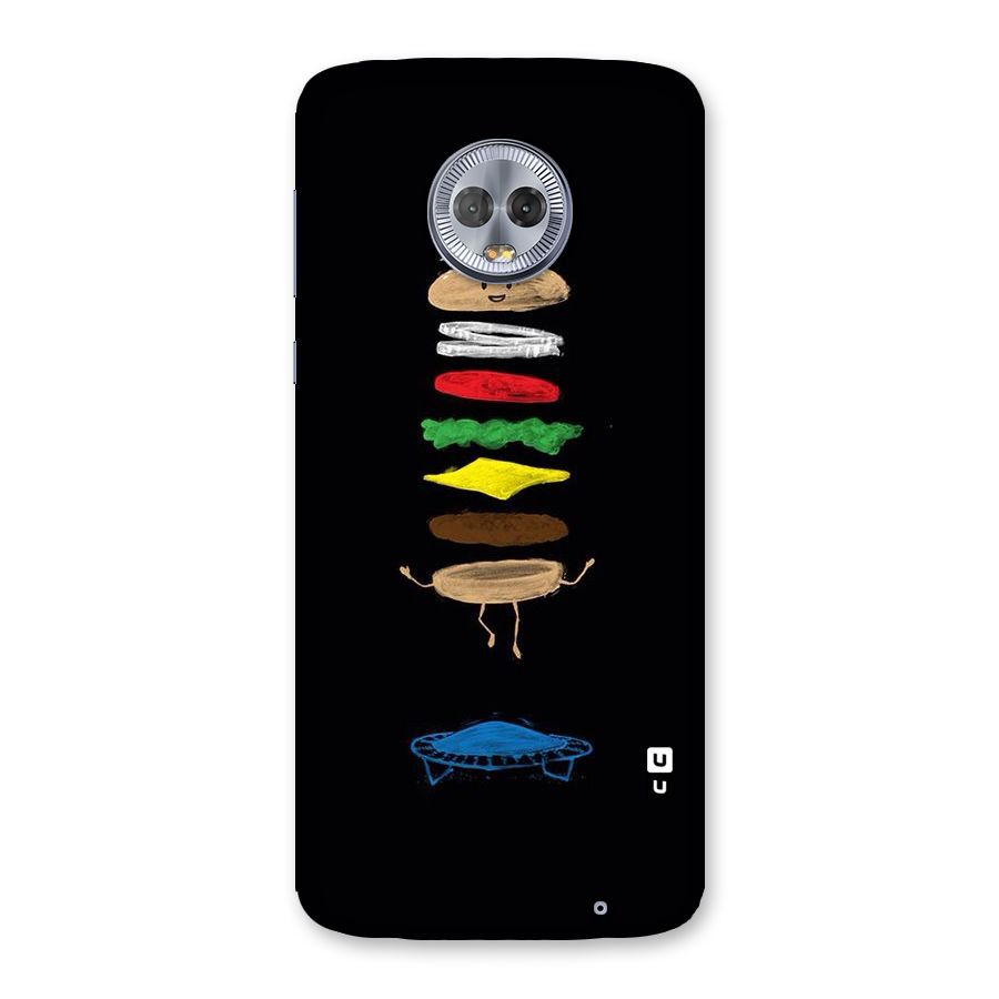 Burger Jump Back Case for Moto G6 Plus