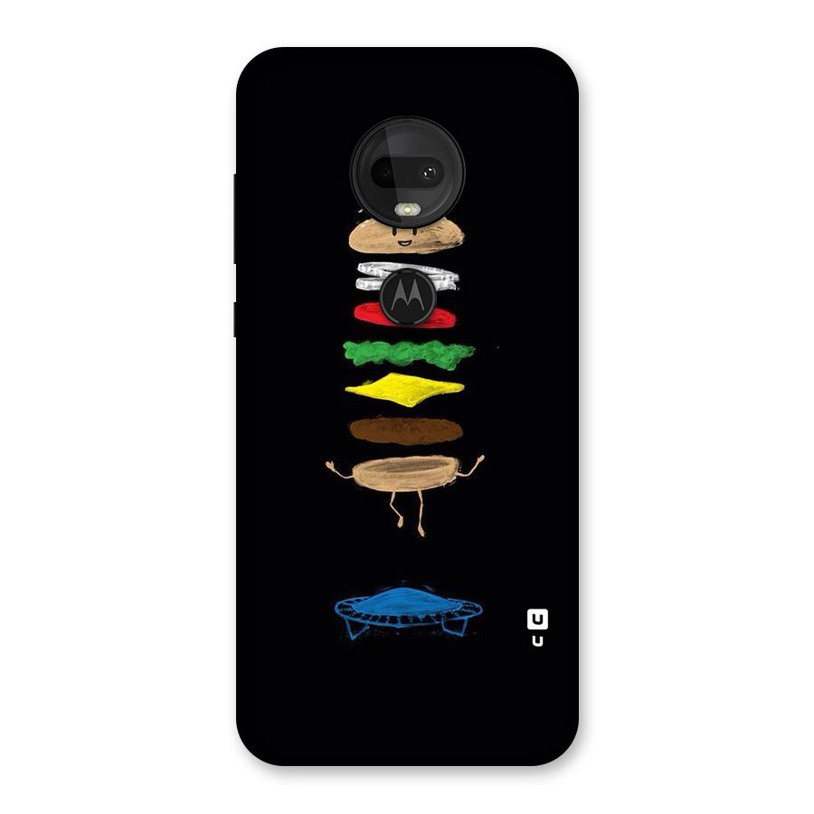 Burger Jump Back Case for Moto G7