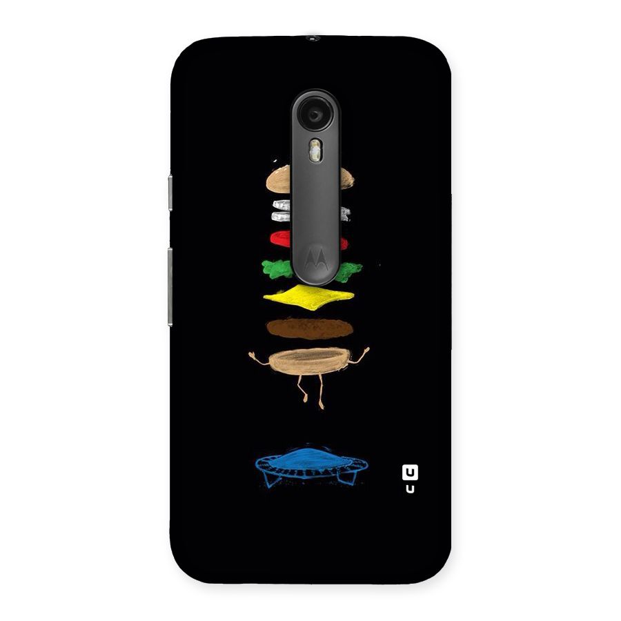 Burger Jump Back Case for Moto G Turbo